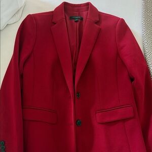 Ann Taylor Petite Rich Red Blazer